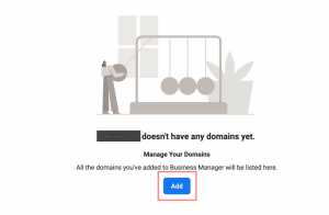 step 2 - add a domain