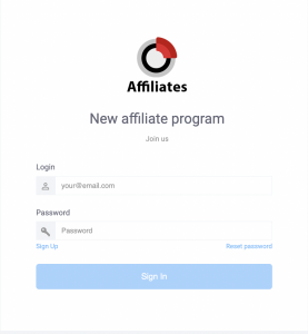 start affiliate program with redtrack 