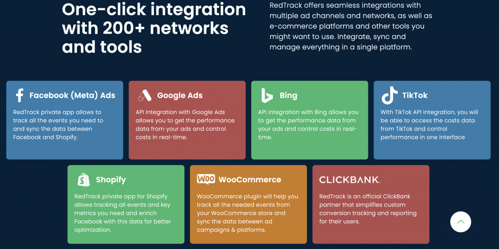 redtrack integrations
